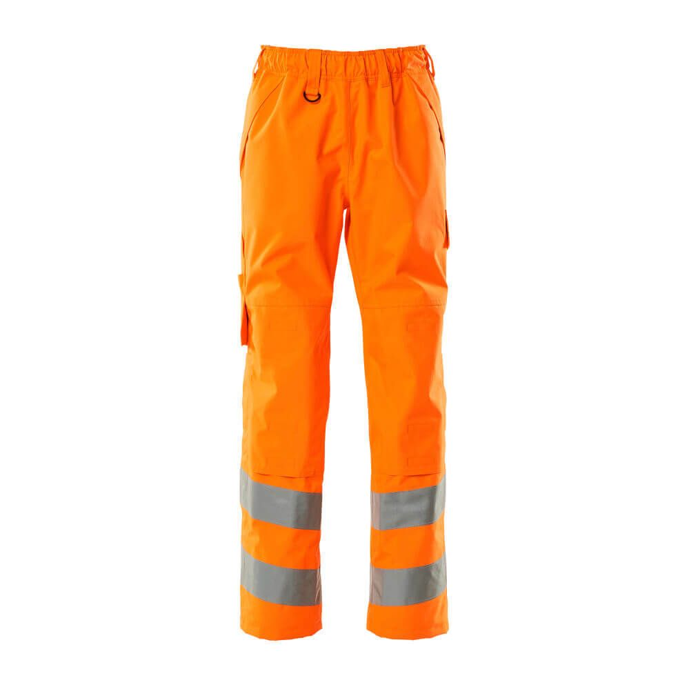 Mascot Belfast Hi-Vis Over-Trousers 15590-231 Front #colour_hi-vis-orange