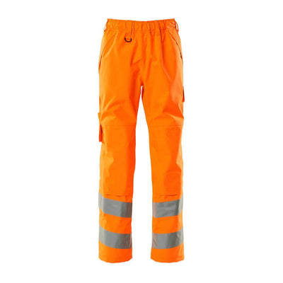 Mascot Belfast Hi-Vis Over-Trousers 15590-231 Front #colour_hi-vis-orange