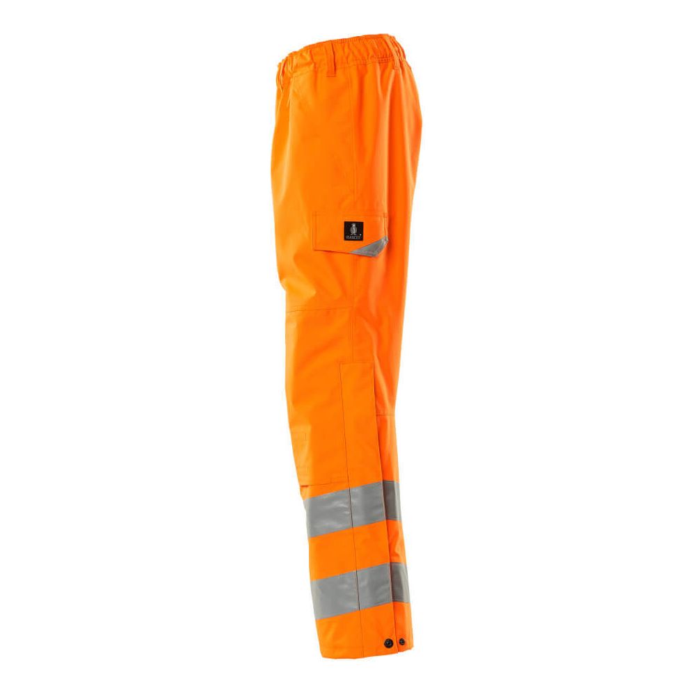 Mascot Belfast Hi-Vis Over-Trousers 15590-231 Right #colour_hi-vis-orange