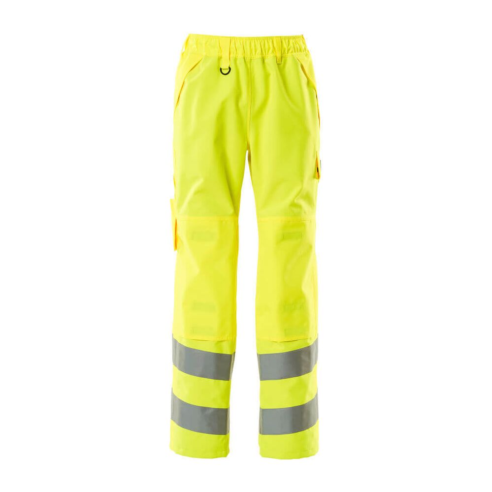 Mascot Belfast Hi-Vis Over-Trousers 15590-231 Front #colour_hi-vis-yellow