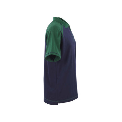 Mascot Bianco Polo Shirt 50302-260 Left #colour_navy-blue-green