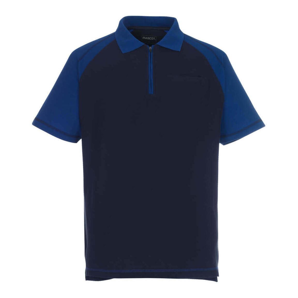 Mascot Bianco Polo Shirt 50302-260 Front #colour_navy-blue-royal-blue