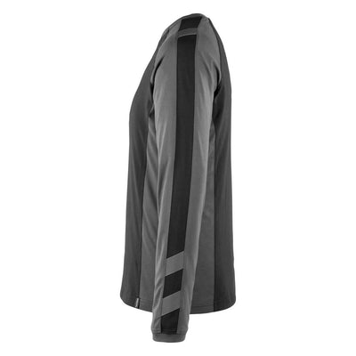 Mascot Bielefeld Long Sleeved T-shirt 50568-959 Right #colour_black-dark-anthracite-grey