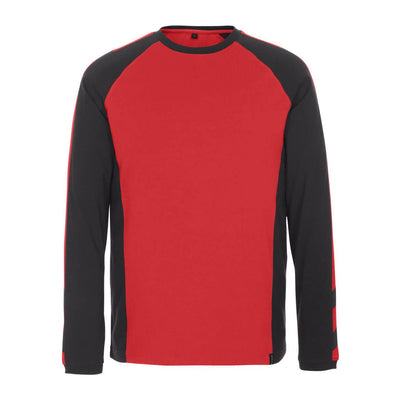 Mascot Bielefeld Long Sleeved T-shirt 50568-959 Front #colour_red-black