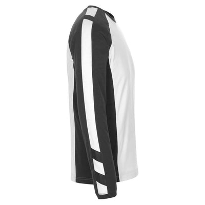 Mascot Bielefeld Long Sleeved T-shirt 50568-959 Left #colour_white-dark-anthracite-grey