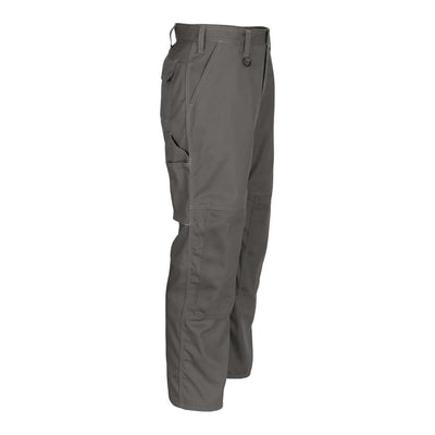 Mascot Biloxi Work Trousers 12355-630 Left #colour_dark-anthracite-grey