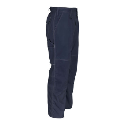 Mascot Biloxi Work Trousers 12355-630 Left #colour_dark-navy-blue