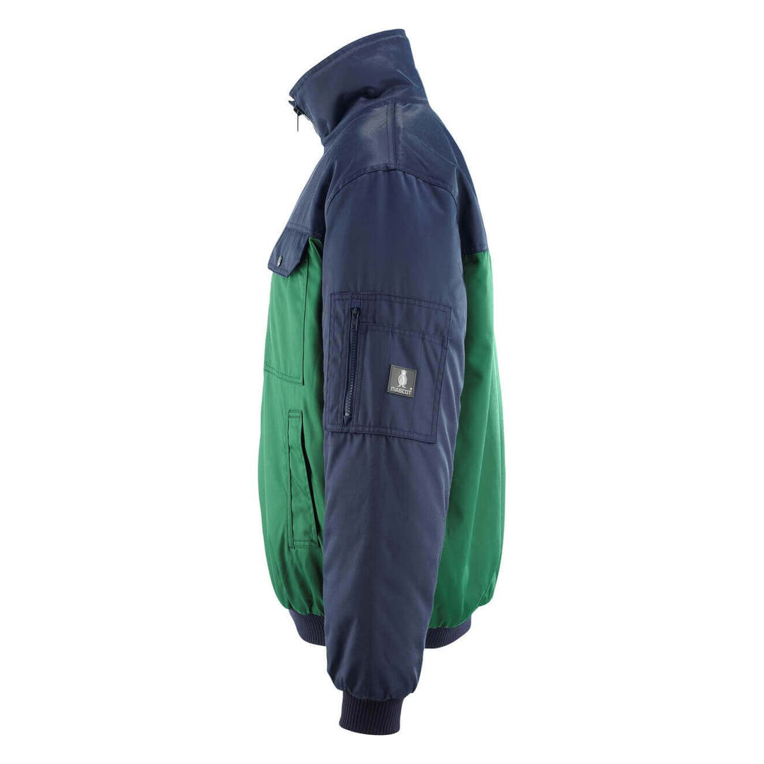 Mascot Bolzano Pilot Jacket 00922-620 Right #colour_green-navy-blue