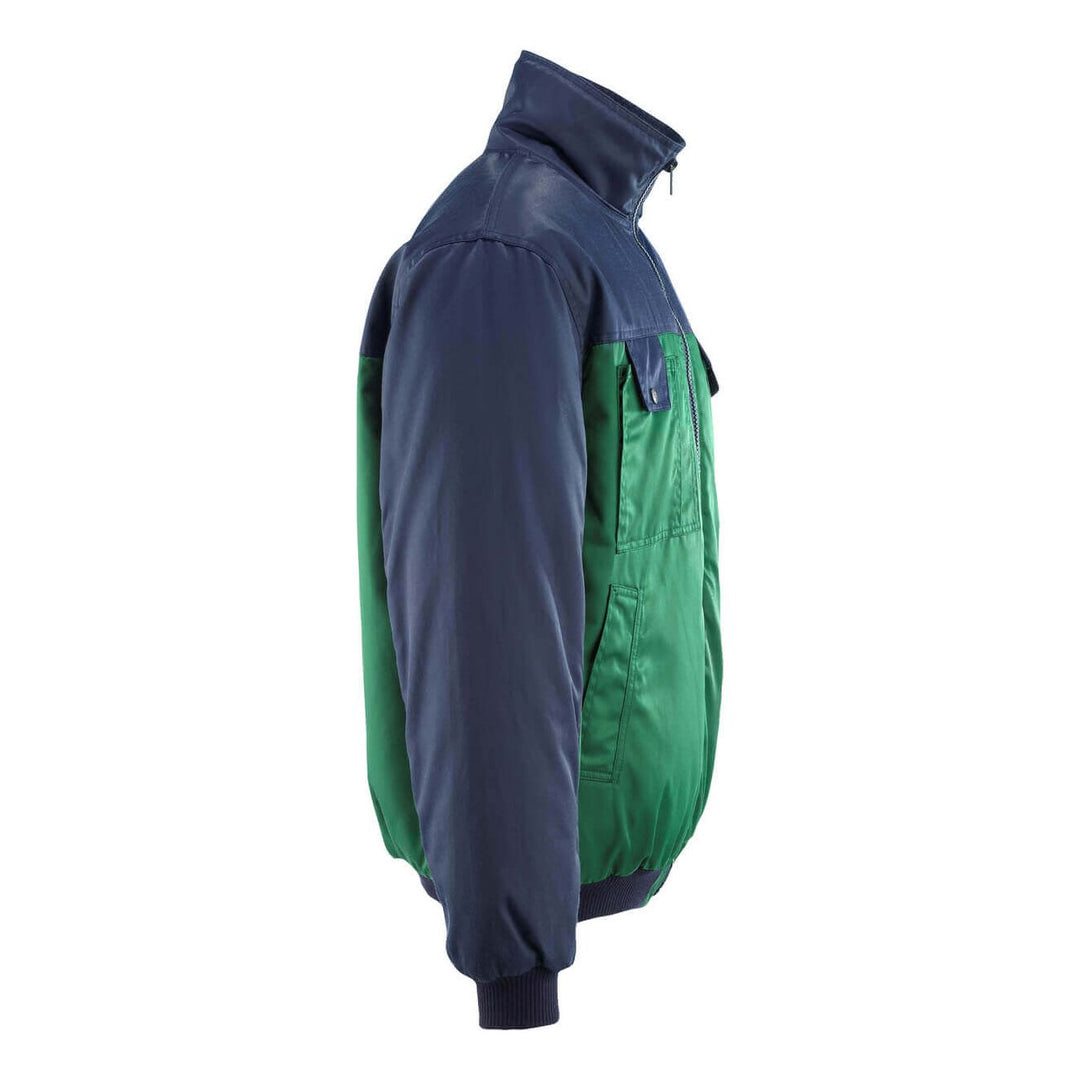 Mascot Bolzano Pilot Jacket 00922-620 Left #colour_green-navy-blue