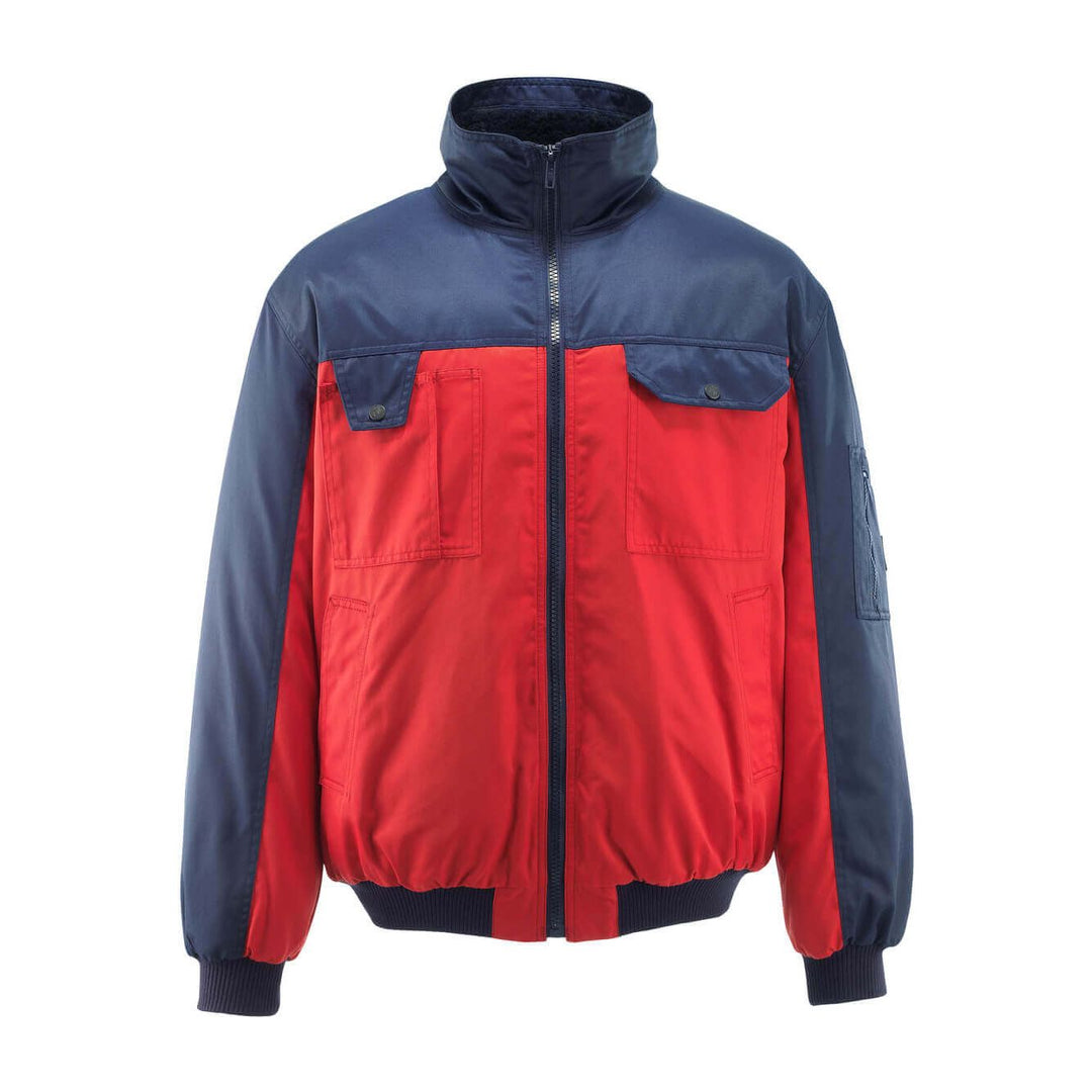 Mascot Bolzano Pilot Jacket 00922-620 Front #colour_red-navy-blue