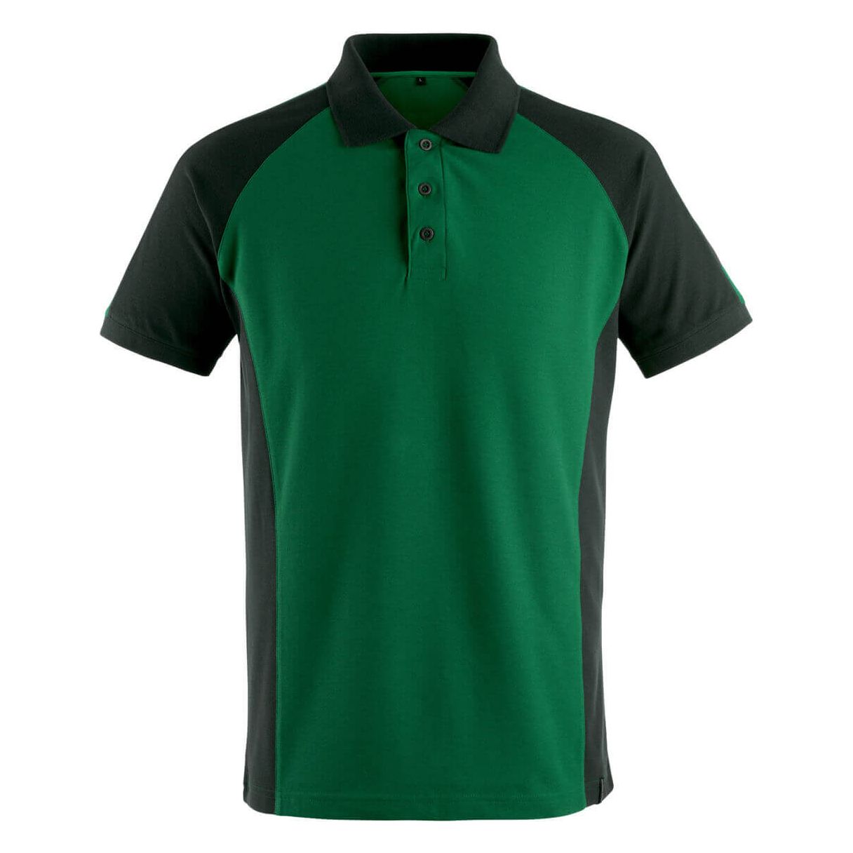 Mascot Bottrop Work Polo shirt 50569-961 Front #colour_green-black