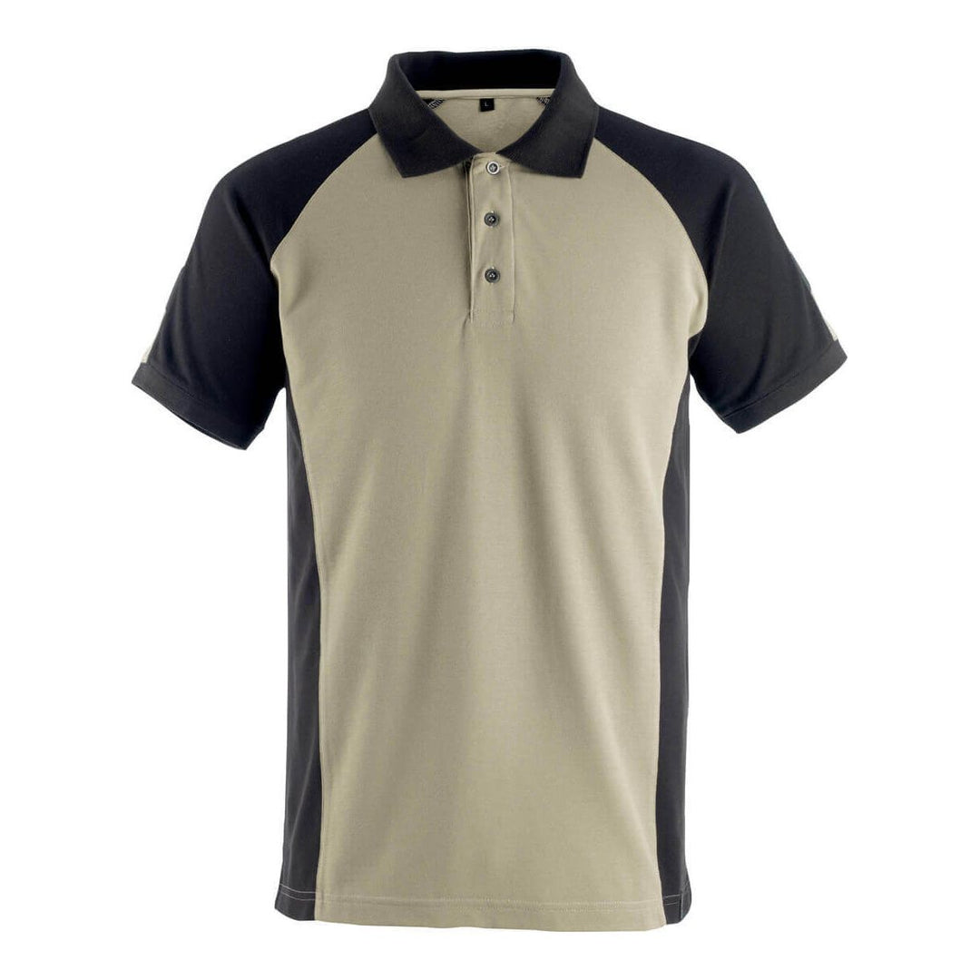 Mascot Bottrop Work Polo shirt 50569-961 Front #colour_light-khaki-black