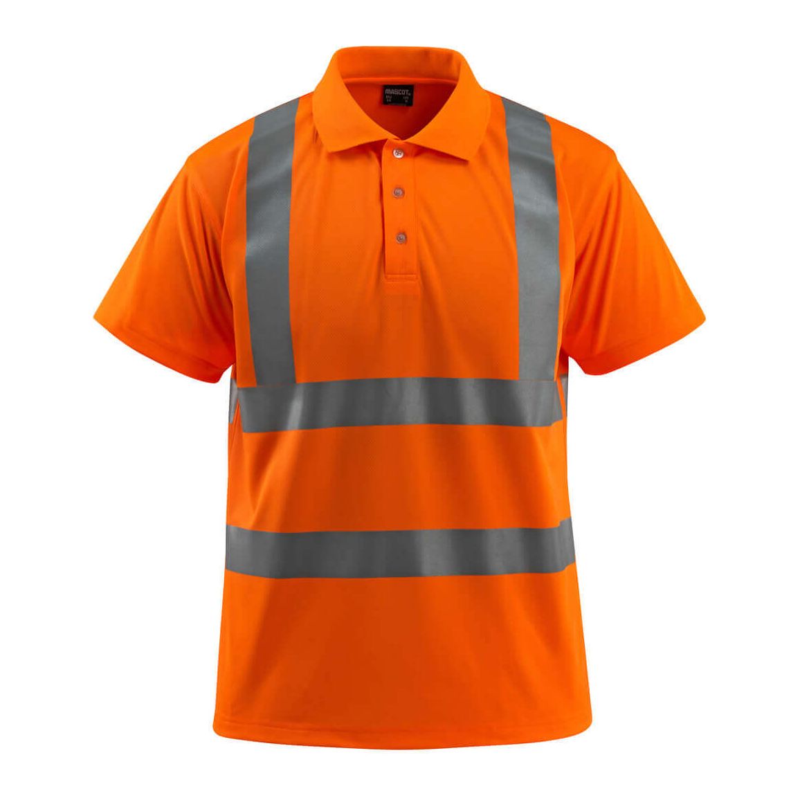 Mascot Bowen Hi-Vis Polo shirt 50593-972 Front #colour_hi-vis-orange