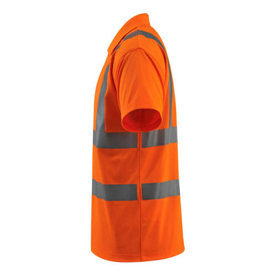 Mascot Bowen Hi-Vis Polo shirt 50593-972 Right #colour_hi-vis-orange