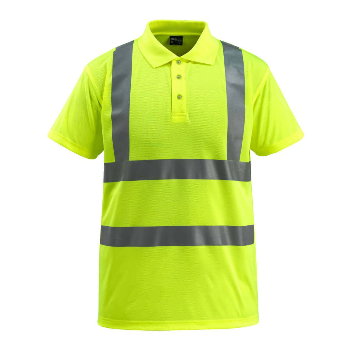 Mascot Bowen Hi-Vis Polo shirt 50593-972 Front #colour_hi-vis-yellow