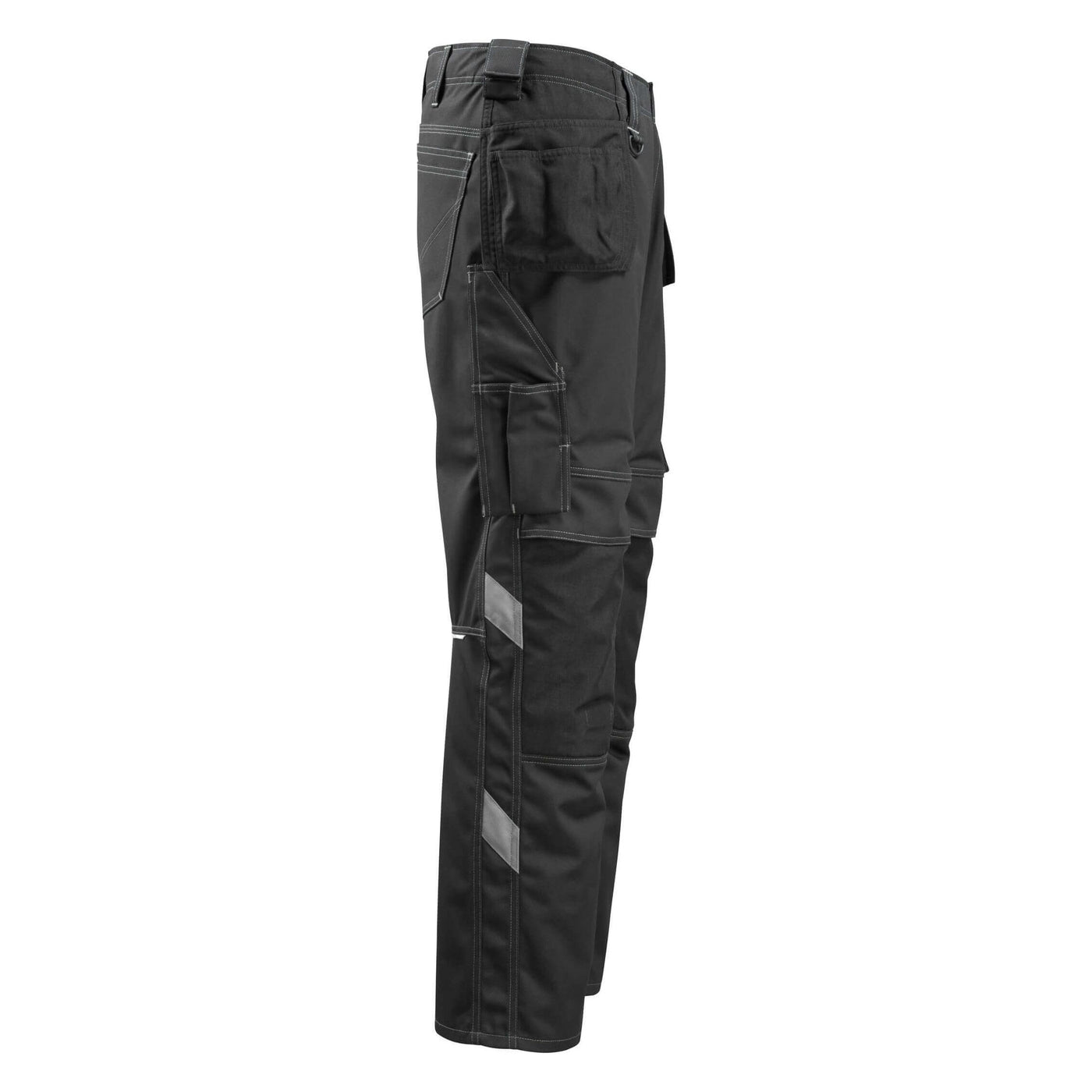 Mascot Bremen Trousers Knee-Pad Holster-Pockets 14131-203 Left #colour_black