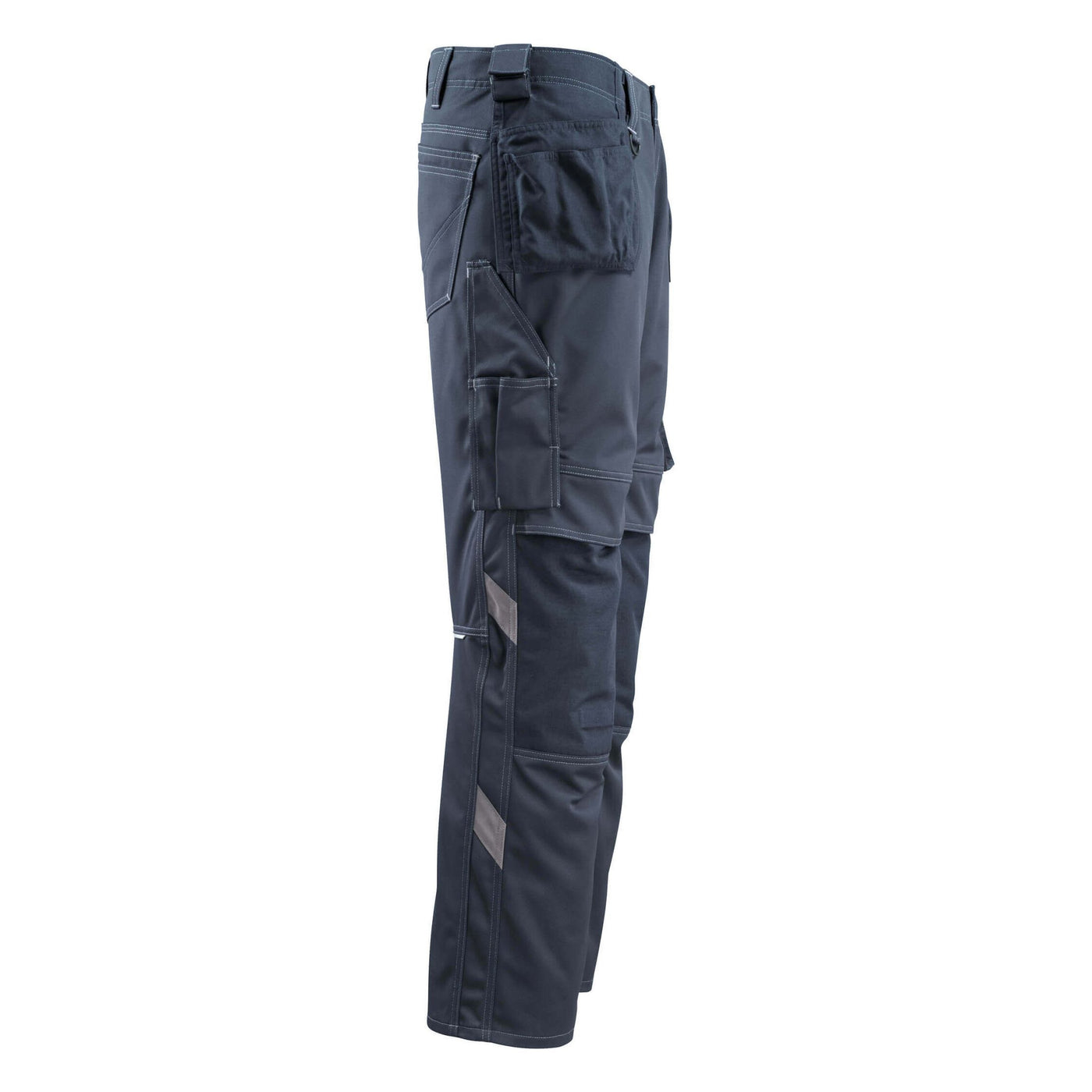 Mascot Bremen Trousers Knee-Pad Holster-Pockets 14131-203 Left #colour_dark-navy-blue