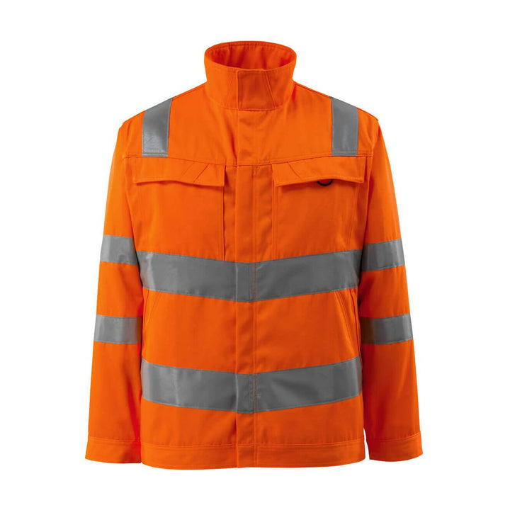 Mascot Bunbury Hi-Vis Jacket 16909-860 Front #colour_hi-vis-orange