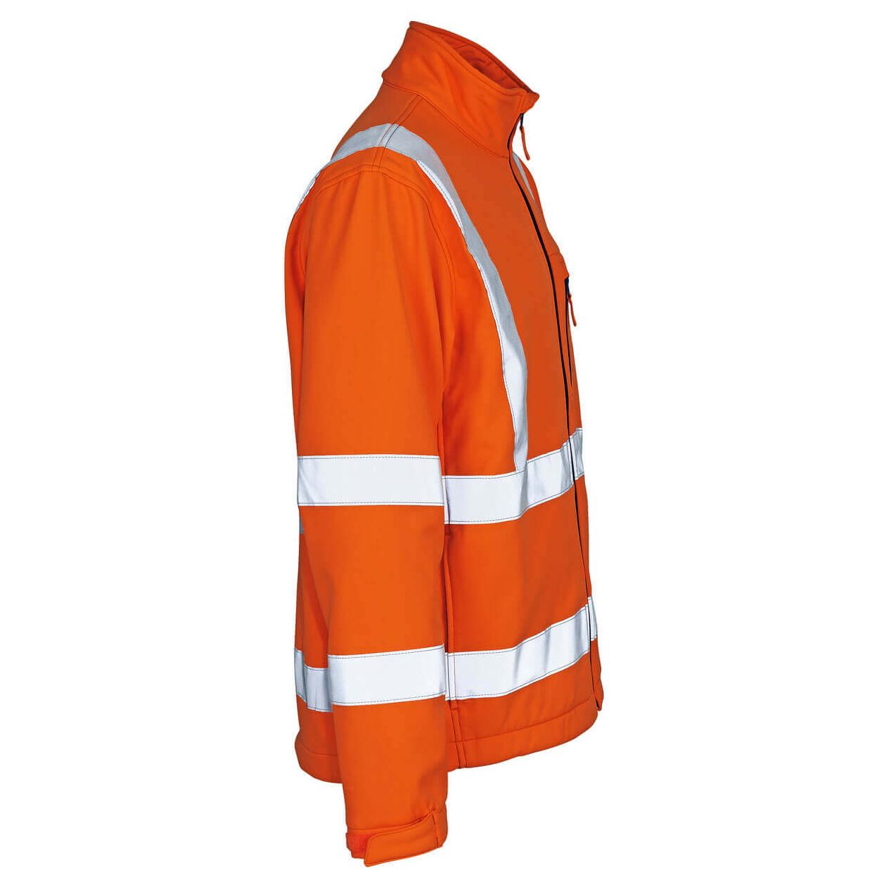 Mascot Calgary Hi-Vis Softshell Jacket 08005-159 Left #colour_hi-vis-orange