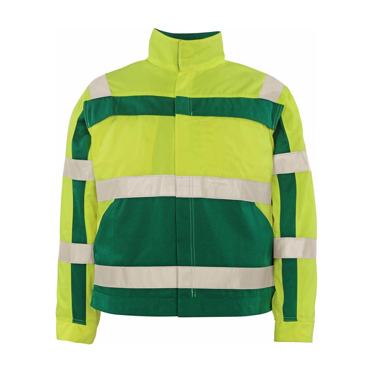 Mascot Cameta Hi-Vis Jacket 07109-470 Front #colour_hi-vis-yellow-green
