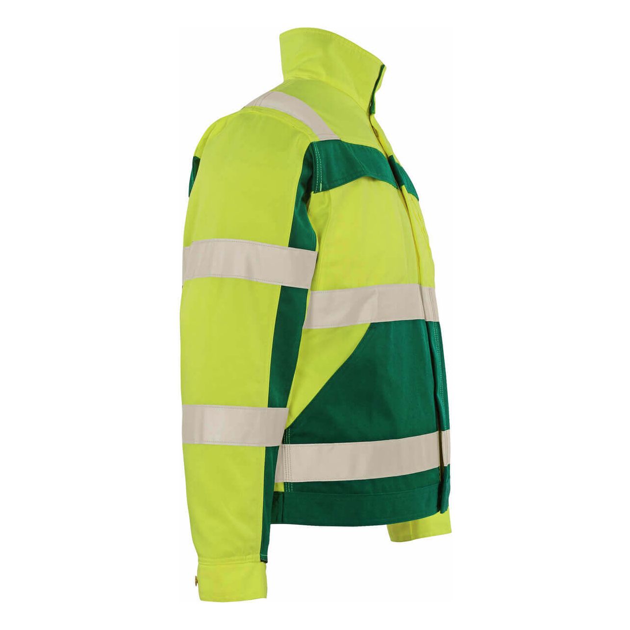 Mascot Cameta Hi-Vis Jacket 07109-470 Left #colour_hi-vis-yellow-green