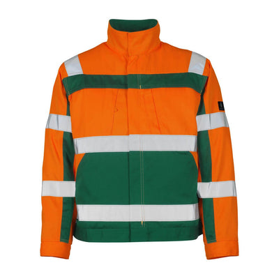 Mascot Cameta Hi-Vis Jacket 07109-860 Front #colour_hi-vis-orange-green