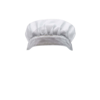 Mascot Cap with Hairnet 20250-230 Front #colour_white
