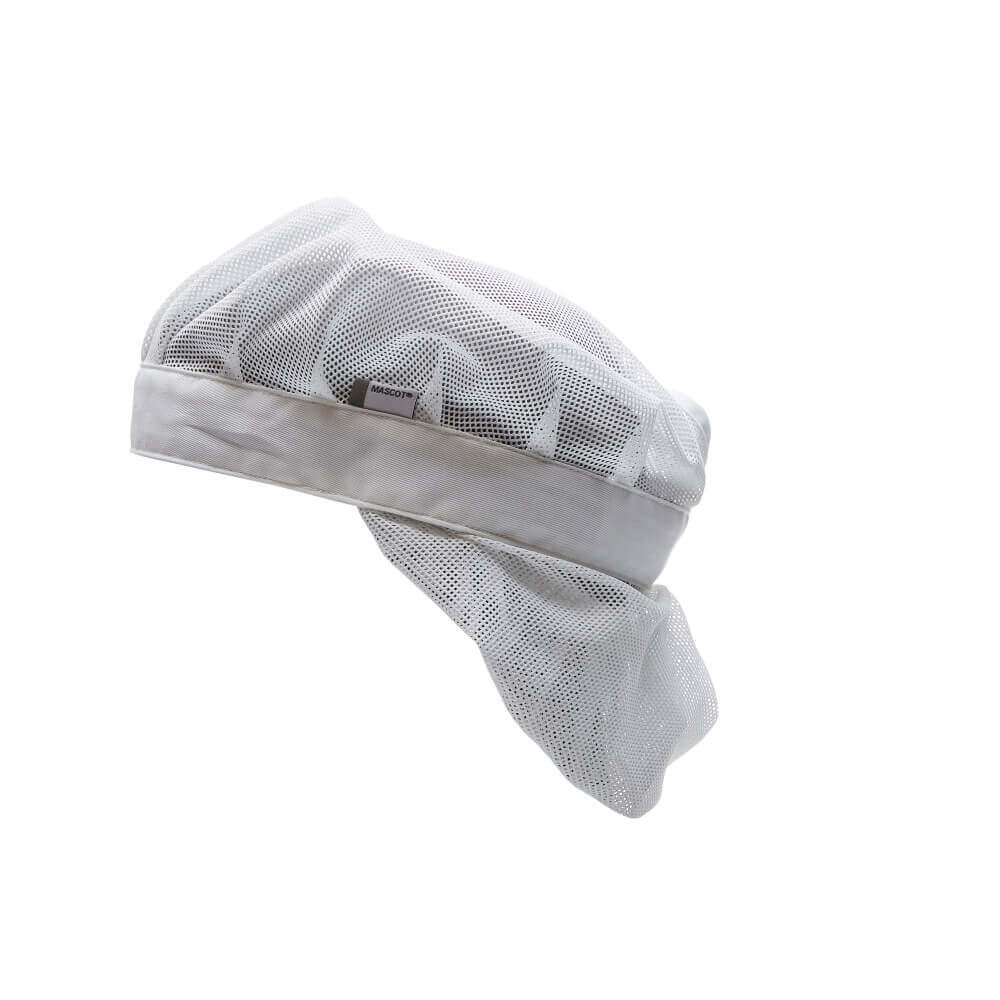 Mascot Cap with Hairnet 20250-230 Right #colour_white