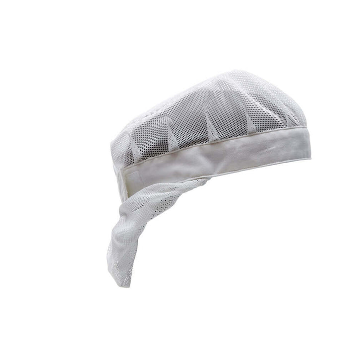 Mascot Cap with Hairnet 20250-230 Left #colour_white