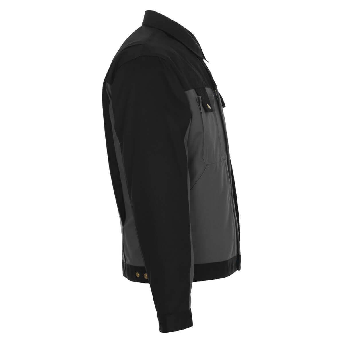 Mascot Capri Work Jacket 00907-630 Left #colour_anthracite-grey-black