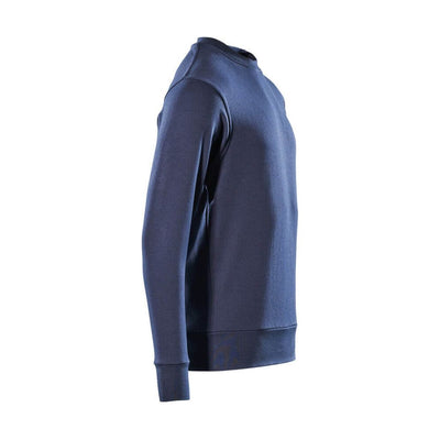 Mascot Carvin Sweatshirt Round-Neck 51580-966 Left #colour_navy-blue