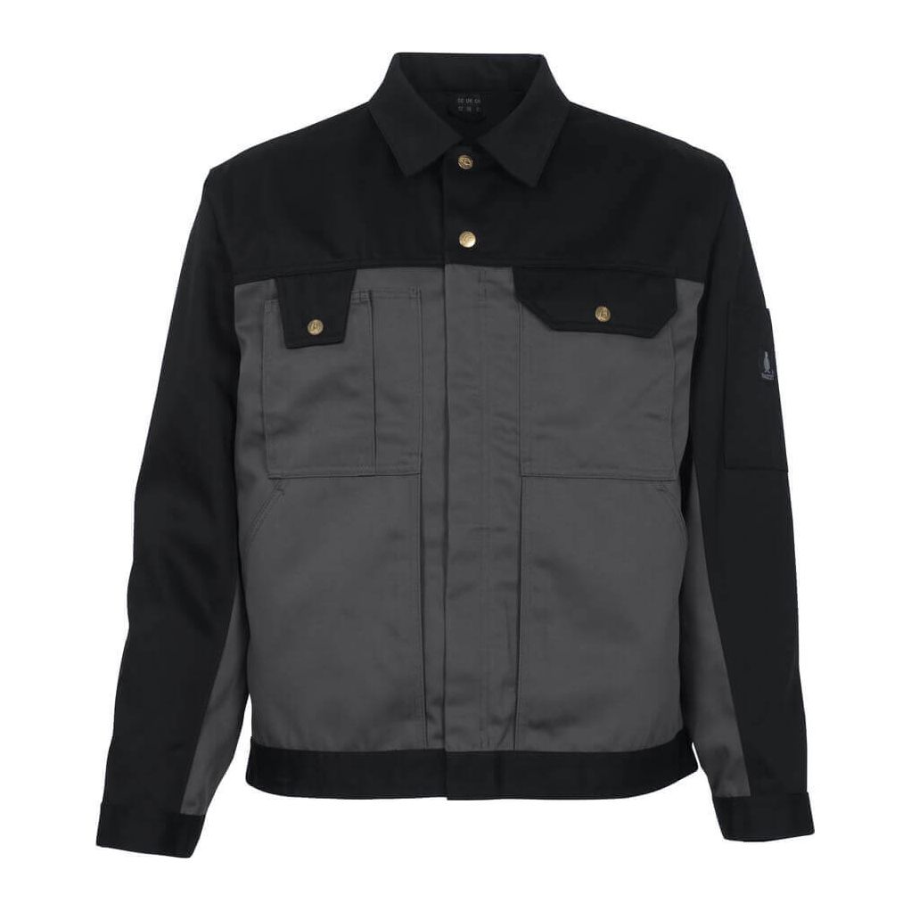 Mascot Como Work Jacket 00909-430 Front #colour_anthracite-grey-black