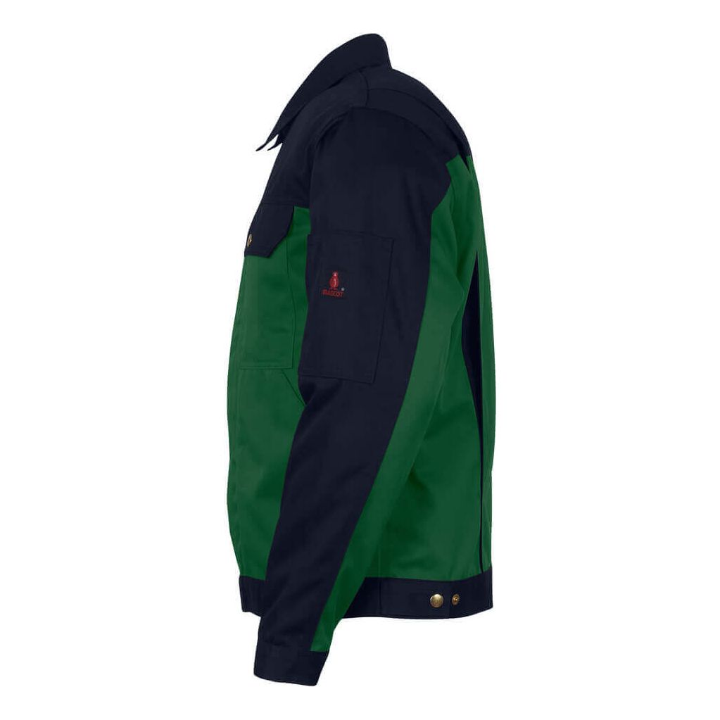 Mascot Como Work Jacket 00909-430 Right #colour_green-navy-blue