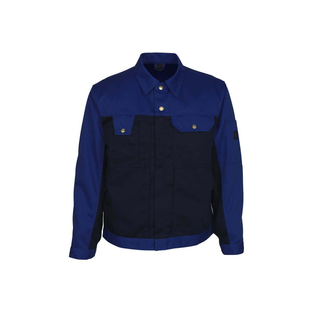 Mascot Como Work Jacket 00909-430 Front #colour_navy-blue-royal-blue