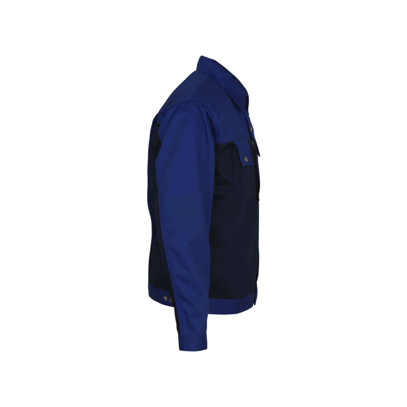 Mascot Como Work Jacket 00909-430 Left #colour_navy-blue-royal-blue