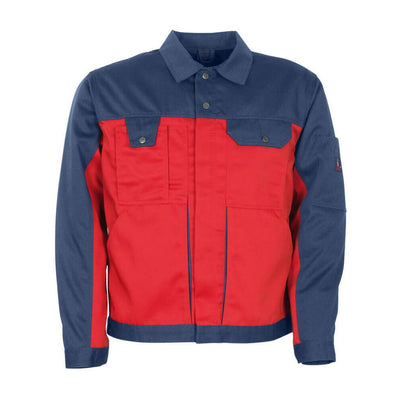 Mascot Como Work Jacket 00909-430 Front #colour_red-navy-blue