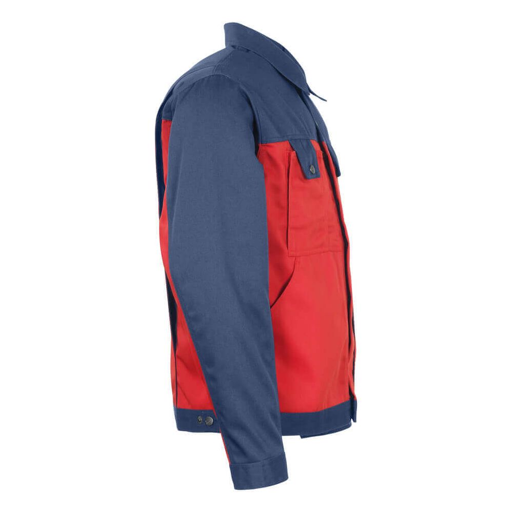 Mascot Como Work Jacket 00909-430 Left #colour_red-navy-blue