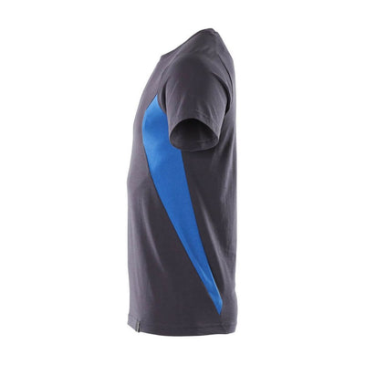 Mascot Cotton T-shirt 18082-250 Right #colour_dark-navy-blue-azure-blue