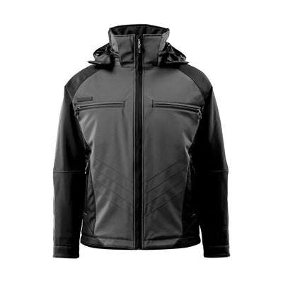 Mascot Darmstadt Winter Jacket 16002-149 Front #colour_dark-anthracite-grey-black