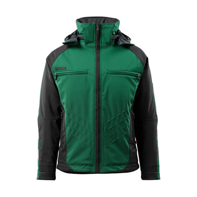 Mascot Darmstadt Winter Jacket 16002-149 Front #colour_green-black