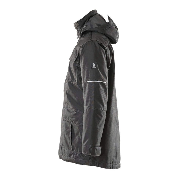 Mascot Dayton Work Parka Jacket 10010-194 Right #colour_black