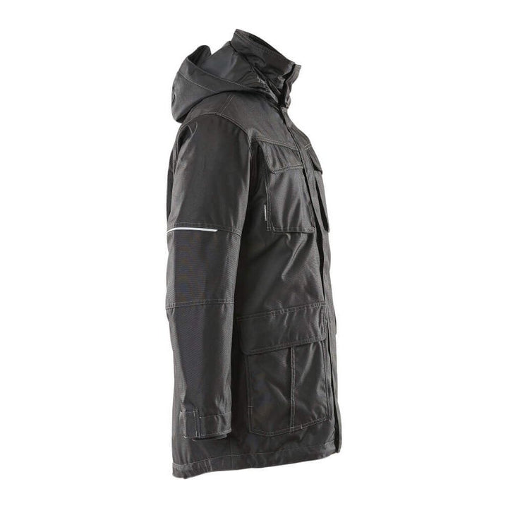 Mascot Dayton Work Parka Jacket 10010-194 Left #colour_black