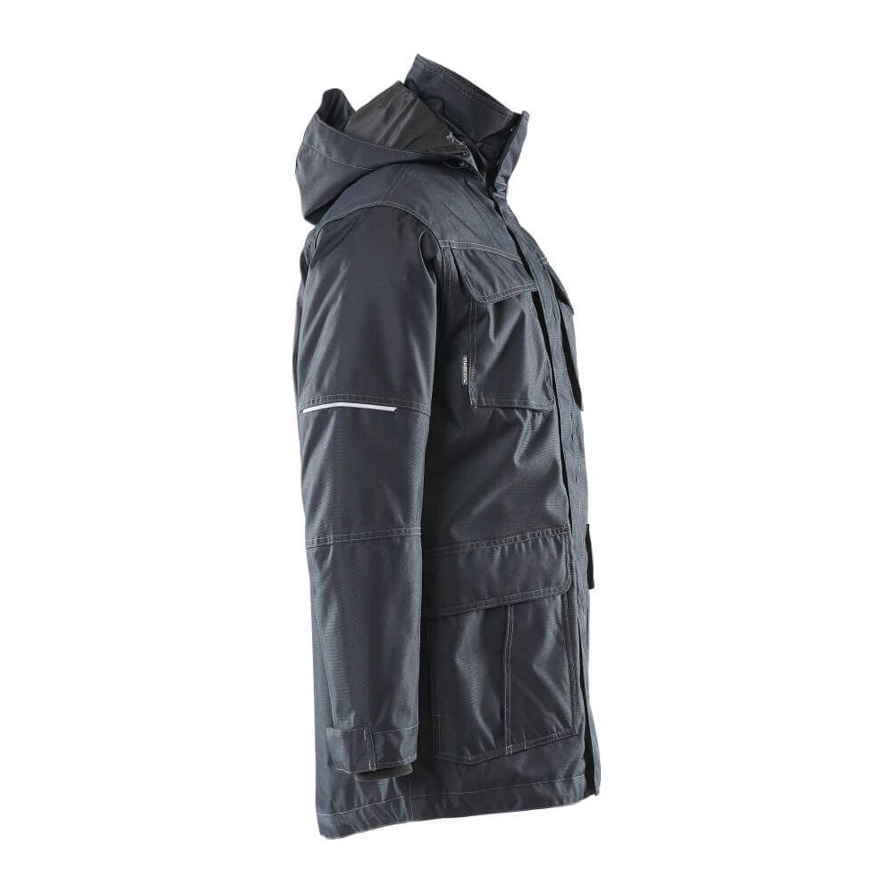 Mascot Dayton Work Parka Jacket 10010-194 Left #colour_dark-navy-blue