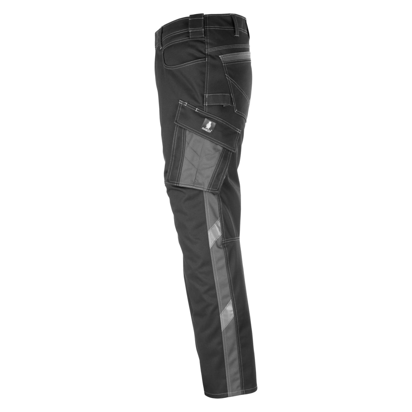 Mascot Dortmund Trousers Multi-Pocket 12079-203 Right #colour_black-dark-anthracite-grey