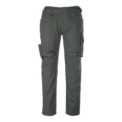 Mascot Dortmund Trousers Multi-Pocket 12079-203 Front #colour_dark-anthracite-grey-black