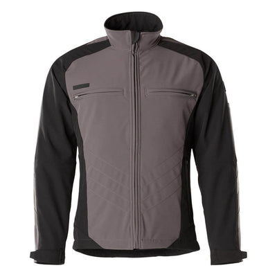 Mascot Dresden Fleece-Lined Softshell Jacket 12002-149 Front #colour_anthracite-grey-black
