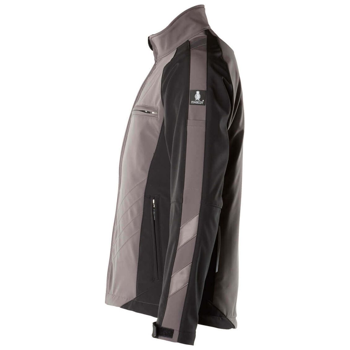 Mascot Dresden Fleece-Lined Softshell Jacket 12002-149 Right #colour_anthracite-grey-black