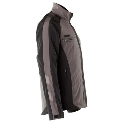 Mascot Dresden Fleece-Lined Softshell Jacket 12002-149 Left #colour_anthracite-grey-black