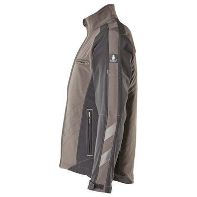 Mascot Dresden Fleece-Lined Softshell Jacket 12002-149 Right #colour_dark-anthracite-grey-black