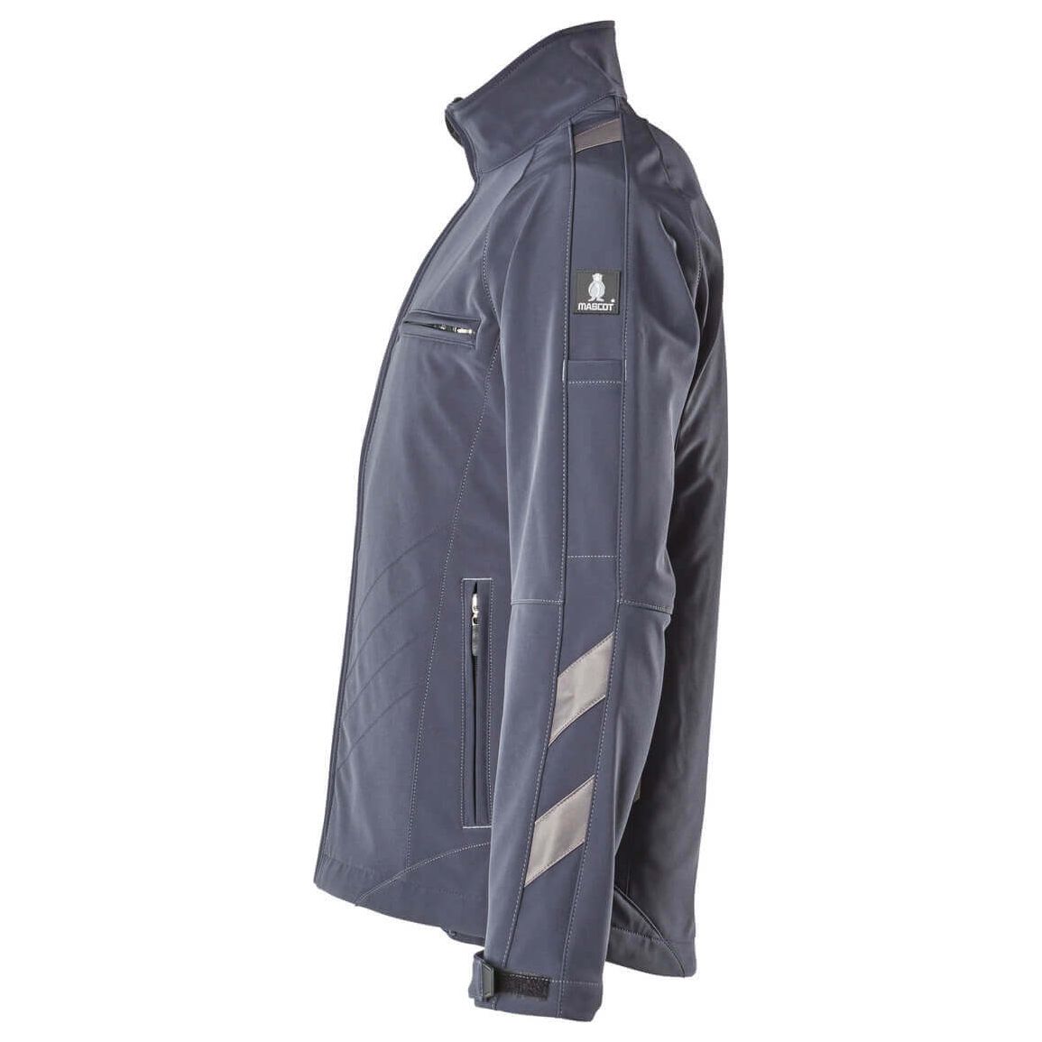 Mascot Dresden Softshell Jacket Fleece-Lined 12102-149 Right #colour_dark-navy-blue